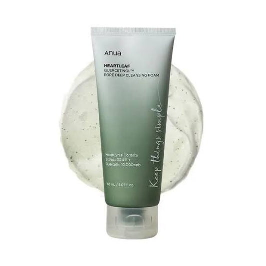 (Limpiador para Acne) Anua Heartleaf Quercetinol Pore Deep Cleansing Foam 150ml