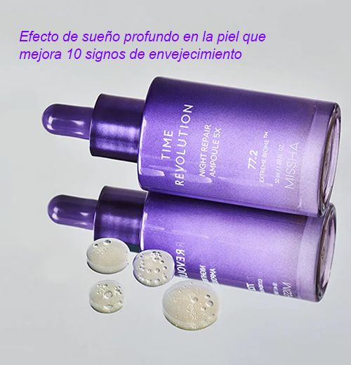 (Sérum Anti-arrugas) Missha Time Revolution Night Repair Ampoule 5X 50ml