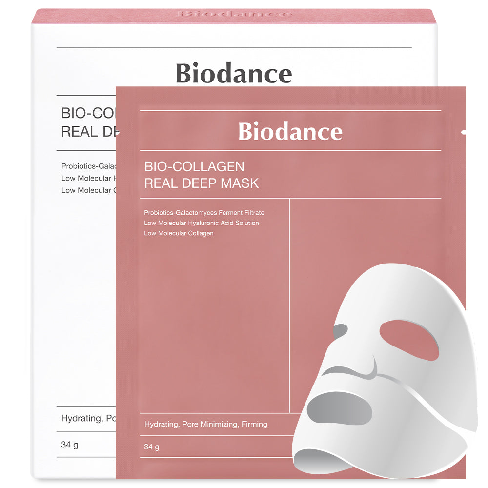 (Mascarilla facial de Colágeno) Biodance Bio-Collagen Real Deep Mask (4ea)