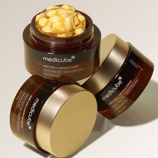 (Crema con cápsulas Vitamina C)Medicube Deep Vita C Capsule Cream 55ml