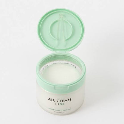 (Almohadillas con tónico) Heimish All Clean Green Pore Toner Pad 75 cu