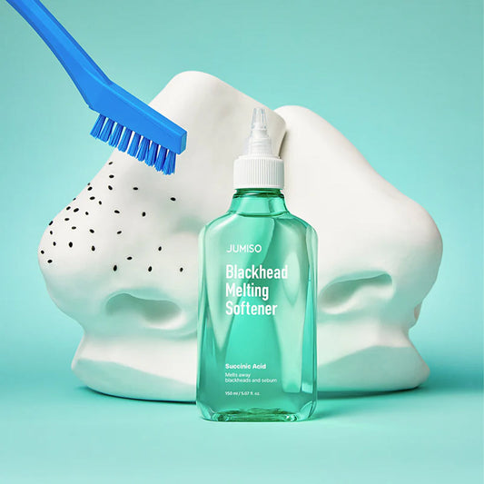 (Kit cuidado de puntos negros) Jumiso Blackhead Melting Softner 150ml + cotton pad(40pads) + cotton Swab 10ea