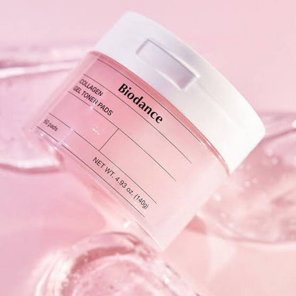 (Almohadillas con tónico) Biodance Collagen Gel Toner Pads (60ea)