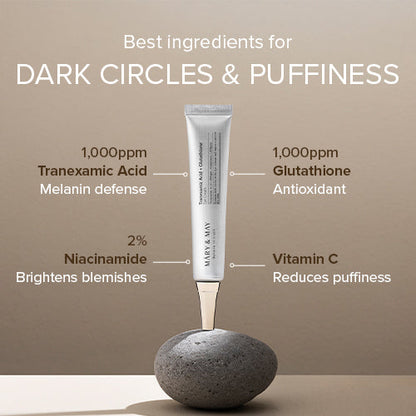 (Eye cream) Mary&amp;May Tranexamic Acid+ Glutathion Eye Cream 30ml