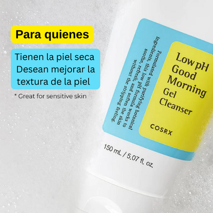 (Limpiador facial) COSRX Low pH Good Morning Gel Cleanser 150ml