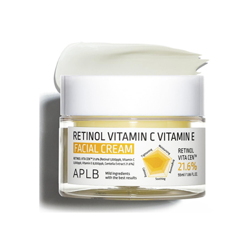 (Crema con vitaminas) APLB Retinol Vitamin C Vitamin E Facial Cream 55ml