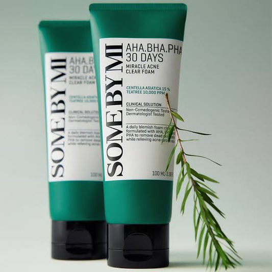 (Limpiador facial) SOMEBYMI AHA BHA PHA 30 Days Miracle Foam 100ml